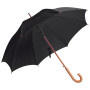 Polyester (190T) paraplu Kelly zwart