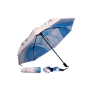 Automatische paraplu met een all over bedrukt doek.